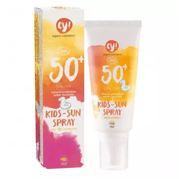 eco cosmetics -  Eco Cosmetics Ey! Spray na słońce SPF 50+ dla dzieci, 100 ml 